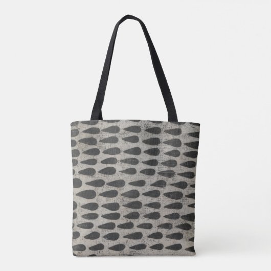Steen - druppels tote bag (Achterkant)