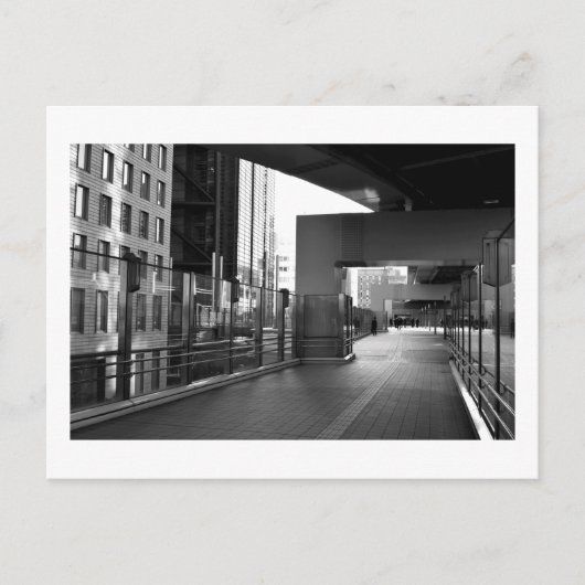 Steen en glas: Shiodome Business District, Tokio Briefkaart (Voorkant)