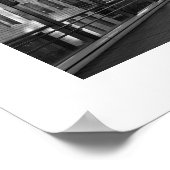 Steen en glas: Shiodome Business District, Tokio Poster (Hoek)