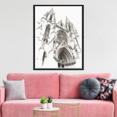 Steen en Schaduw Canvas Afdruk (Insitu (Woonkamer))