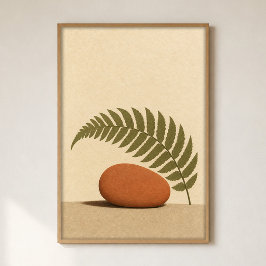 Steen en Varens Waterverf Cottagecore Kunstposter Poster