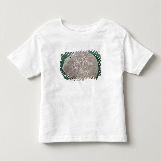 Steen gekraakt met een jager in de woestijn kinder shirts (Voorkant)