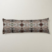 Steen | Gesmolten patroon | Lichaamskussen (Achterkant)