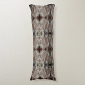 Steen | Gesmolten patroon | Lichaamskussen (Voorkant Verticaal)