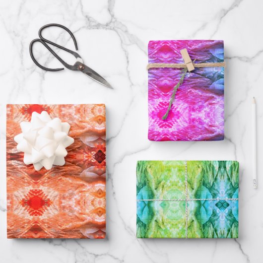 Steen | Gesmolten patroon | Multifilter | Inpakpapier Vel (Voorkant)