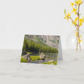 Steen in het Wenskaart Madison Kaart (Gele Bloem)