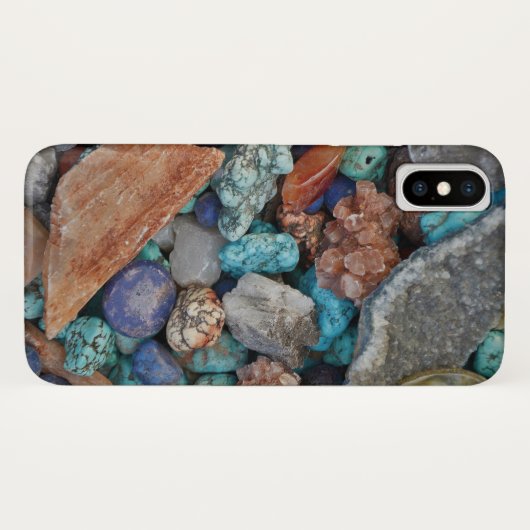 Steen Kleurrijke rotswieg, natuurlijke textuur Case-Mate iPhone Case (Achterkant (horizontaal))