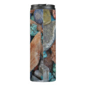 Steen Kleurrijke rotswieg, natuurlijke textuur Thermosbeker (Achterkant)