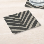 Steen - Lijnen Kartonnen Onderzetters (Schuin)