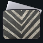 Steen - Lijnen Laptop Sleeve<br><div class="desc">Steen IX van Chariklia Zarris. Patroon met herhalingslijnen.</div>
