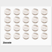 Steen Marmer Agaat Ronde Sticker (Vel)