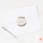 Steen Marmer Agaat Ronde Sticker (Envelop)