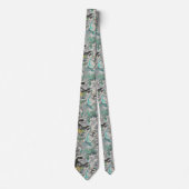 Steen Marmorering met Turquoise Aderen Stropdas (Voorkant)