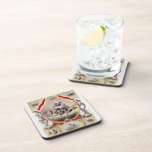 Steen & Murray's Circus, Circa 1870. Bier Onderzetter (Rechterzijde)