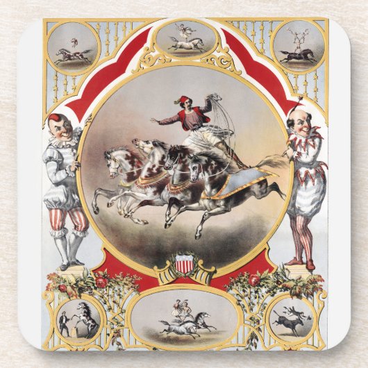 Steen & Murray's Circus, Circa 1870. Bier Onderzetter (Voorkant)