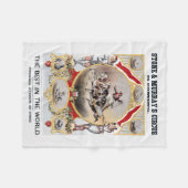 Steen & Murray's Circus, Circa 1870. Fleece Deken (Voorkant (Horizontaal))