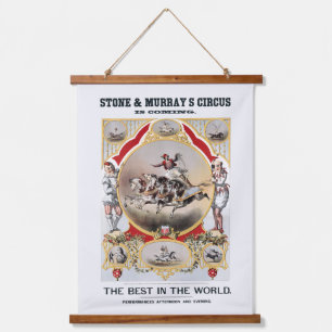 Steen & Murray's Circus, Circa 1870. Hangend Wandkleed