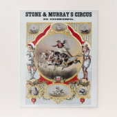 Steen & Murray's Circus, Circa 1870. Legpuzzel (Verticaal)