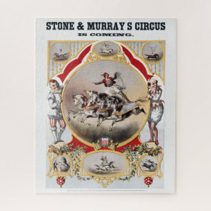 Steen & Murray's Circus, Circa 1870. Legpuzzel