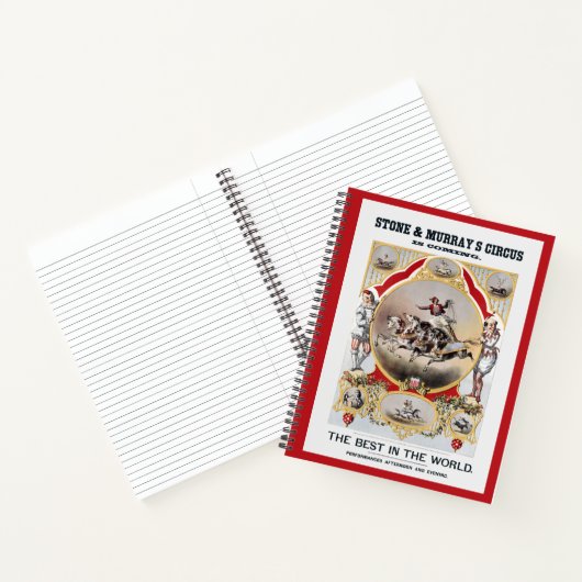 Steen & Murray's Circus, Circa 1870. Notitieboek (Binnen)