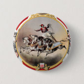 Steen & Murray's Circus, Circa 1870. Ronde Button 5,7 Cm (Voorkant)