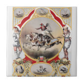 Steen & Murray's Circus, Circa 1870. Tegeltje (Voorkant)