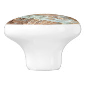 Steen | Nieuw Uitzicht | Twee toonlagen | Keramische Knop (Zijkant)