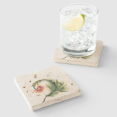 Steen onderzetter (Zijkant)