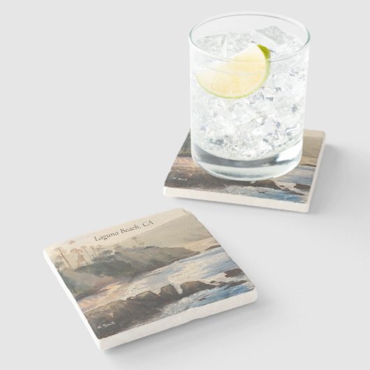 Steen onderzetter (Zijkant)