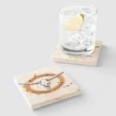 Steen Onderzetter (Zijkant)