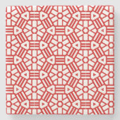 Steen Onderzetter - Hexagon en Bars (Voorkant)