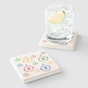 Steen Onderzetter - kerstboomversieringen