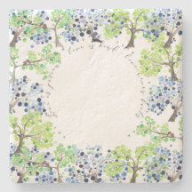 Steen Onderzetter - Romantisch bos