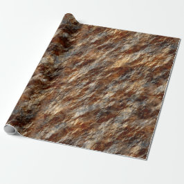 Steen op cadeaupapier