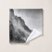 Steen op de stenen bad handdoek (Wasdoekje)