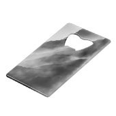 Steen op de stenen creditkaart flessenopener (Voorkant Gekanteld)