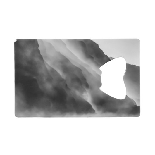Steen op de stenen creditkaart flessenopener (Voorkant (Horizontaal))