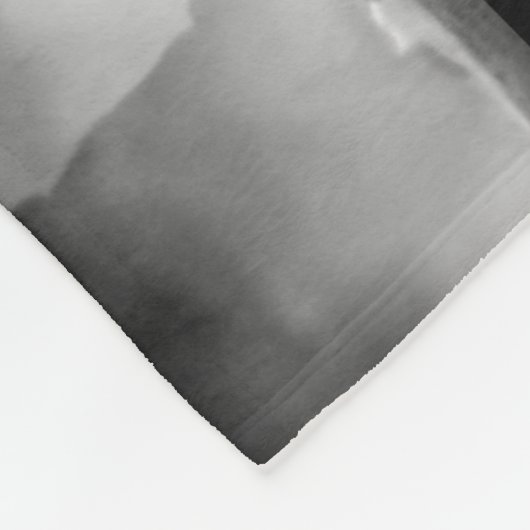 Steen op de stenen fleece deken (Hoek)