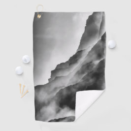 Steen op de stenen golfhanddoek