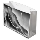 Steen op de stenen groot cadeauzakje (Achterkant Gekanteld)