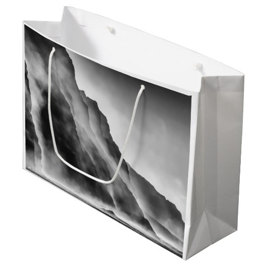 Steen op de stenen groot cadeauzakje (Voorkant Gekanteld)