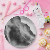 Steen op de stenen papieren bordje (Feest)