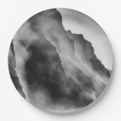 Steen op de stenen papieren bordje (Voorkant)