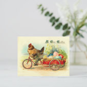  steen op fietsenrooster briefkaart (Staand voorkant)