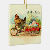 steen op fietsenrooster keramisch ornament (Rechts)