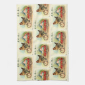 steen op fietsenrooster theedoek (Verticaal)