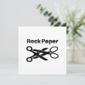 Steen Papier Schaar Grappig Lesbisch Thema (Staand voorkant)