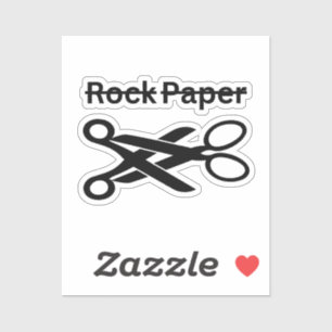Steen Papier Schaar Grappig Lesbisch Thema Sticker