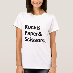 Steen Papier Schaar   Kansspel T-shirt