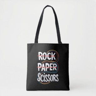 Steen Papier Schaar Lesbisch Grappig Gay Pride LGB Tote Bag